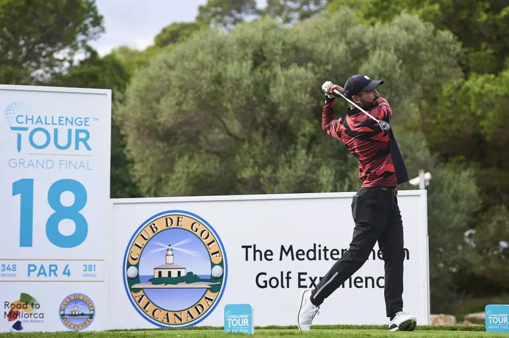 Italy’s Francesco Laporta in the first round of the 2019 Challenge Tour Grand Final