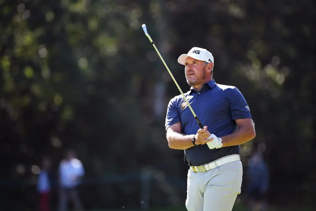 LEE WESTWOOD the defending champion at the 2019 Nedbank Golf Challenge at Sun City