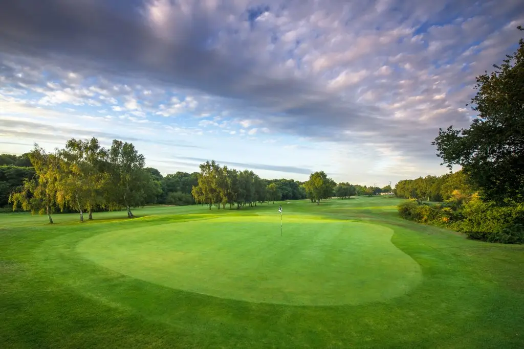 The 17th green at Canterbury GC (Credit Andy Hiseman)